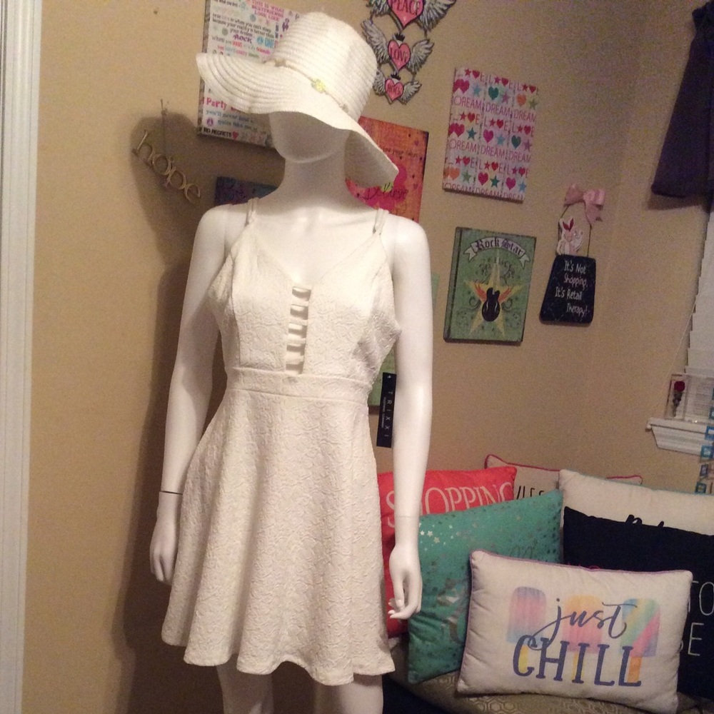 “Strappy Textured Dress”